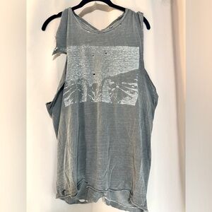 J Lindeberg vintage super distressed tank top - L